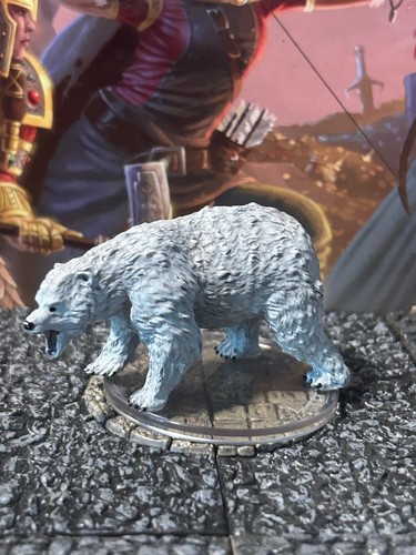 Orso polare miniatura - polare, d&d