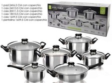 BATTERIA DI PENTOLE SET 12 PZ