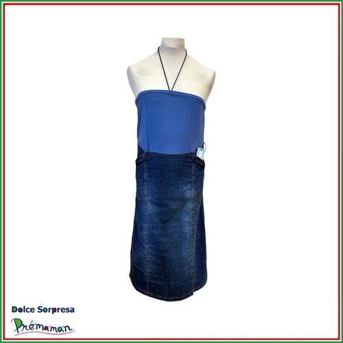 Vestito denim premaman - denim,