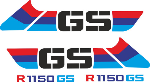 Adesivi bmw r1150gs tricolore - adesivi,