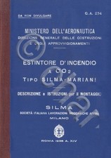 AERONAUTICA ACCESSORI Estintore CO2 SILMA MARIANI 1936 CA274 Manual - DVD