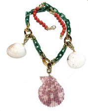 Collana conchiglie naturali - conchiglie,