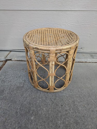 Sgabello vintage asiatico boho