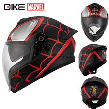 Casco Integrale Moto Spiderman Venom Sportivo Futuristico Marvel Certificato DOT