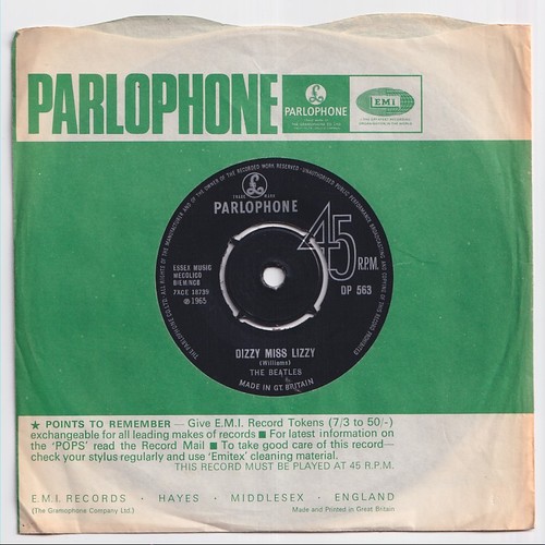 The beatles dizzy miss - dizzy, lizzy