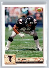 Upper deck 1992 550 tim - #550, green