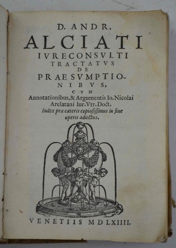 Alciati andrea tractatus - andrea.,