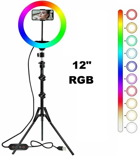 Lampada ring light led rgb - lampada,