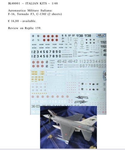 Decals italian - 1:48,