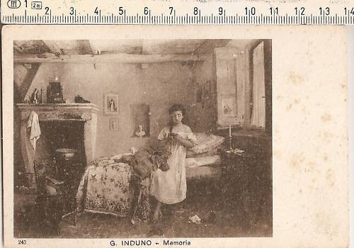 Cartolina induno dipinto - induno,