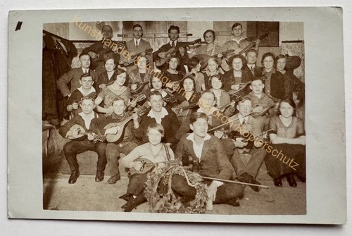Orig foto cartolina musica - foto,