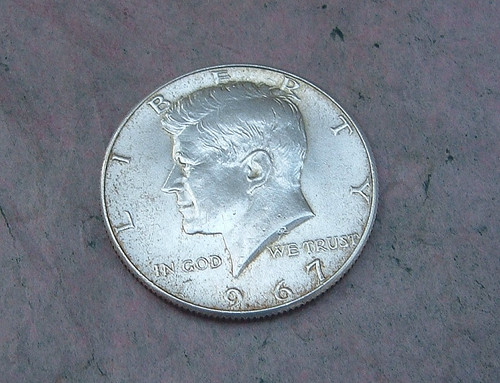 Mezzo dollaro usa - 1967, kennedy