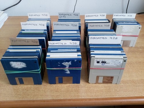 Lotto 298 floppy disk 5 - da, 3.5"