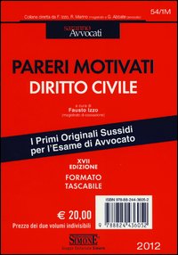 Pareri motivati diritto