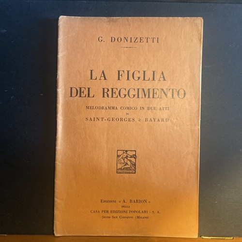 Libretto opera 1934 g - 1934,