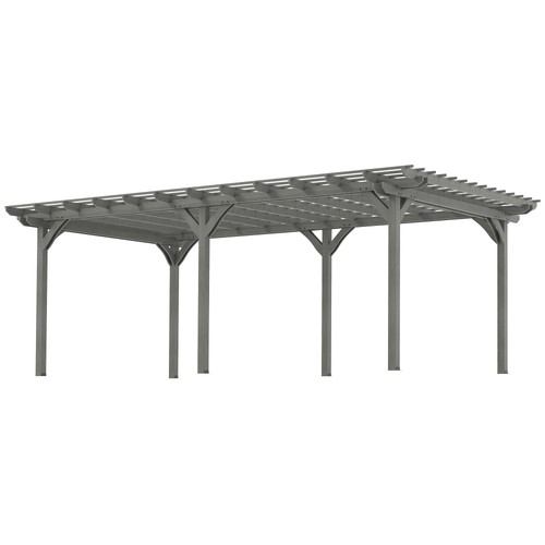 Wooden pergola - x,