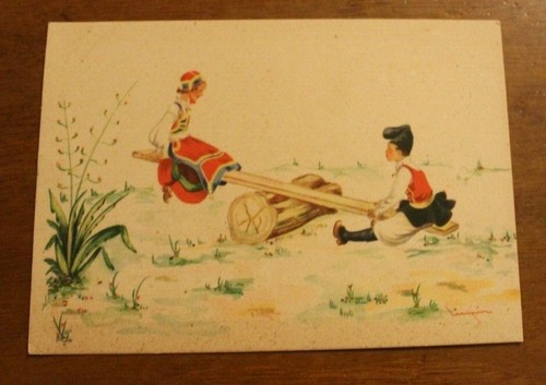 1990 cartolina costumi - cartolina, di