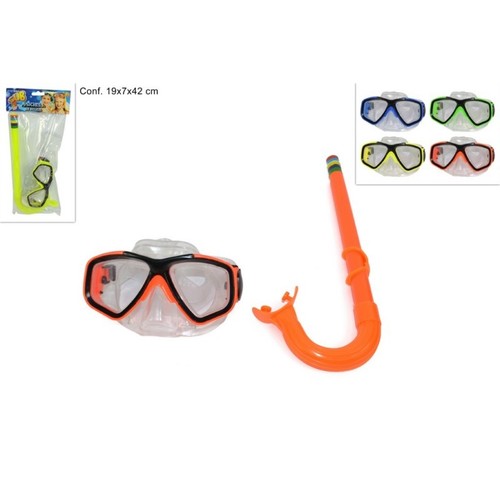 Set maschera boccaglio - x, +