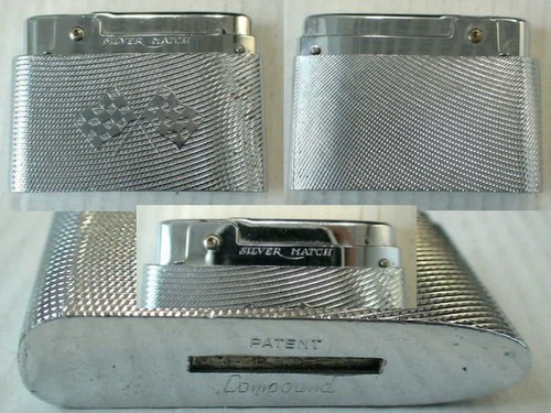 Briquet ancien silver match - briquet,