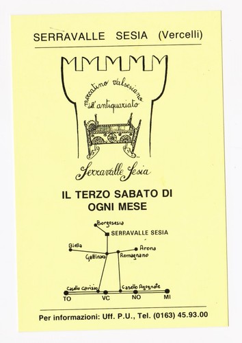 Cartolina pubblicitaria - cartolina,
