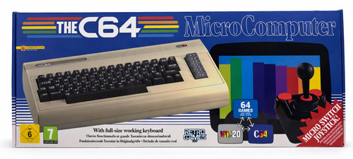 The c64 microcomputer retro - c64,