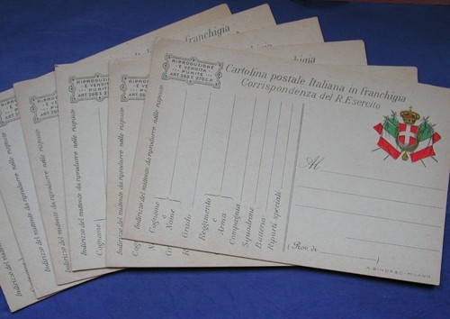 Cartolina postale italiana - postale,