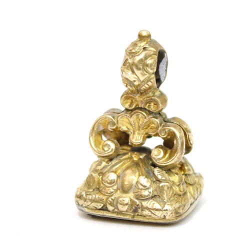 Antique georgian wax seal fob - georgian,