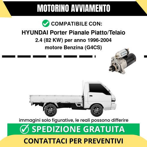 Motorino avviamento hyundai - avviamento,
