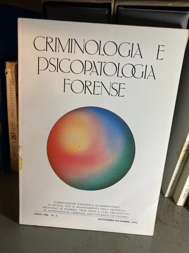 Criminologia psicopatologia - e,