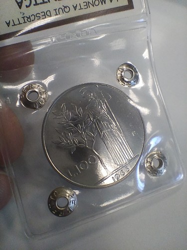 100 lire minerva - del, 1966