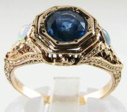 Anello vintage art - in, oro