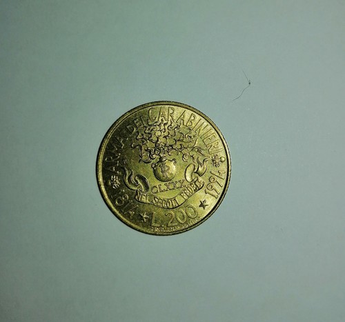 Moneta 200 lire arma dei - arma,