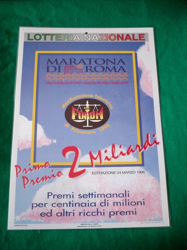 Locandina lotteria nazionale - locandina,
