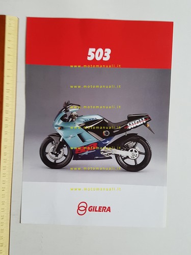 Gilera 503 1993 depliant - 50,