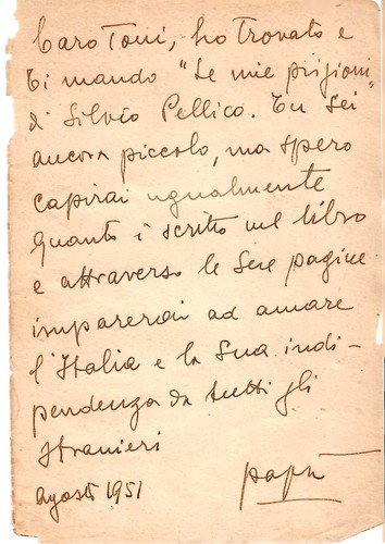Foglio materiale cartaceo