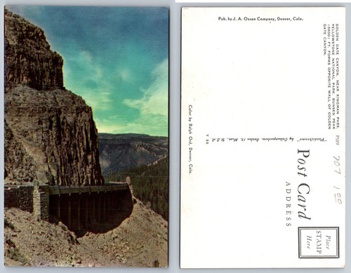 Cartolina golden gate canyon - gate,