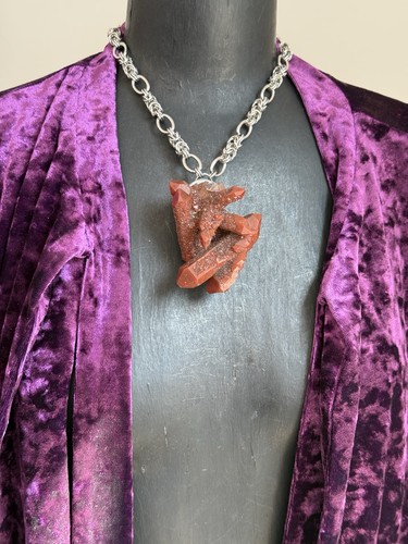 Collana grappolo quarzo - collana,