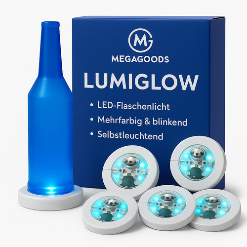 Led sottobicchiere luminoso - 5x,