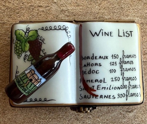 Limoges trinket box lista - limoges,
