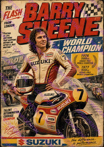 Poster barry sheene - poster,