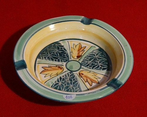 Posacenere ceramica dipinto - posacenere, in