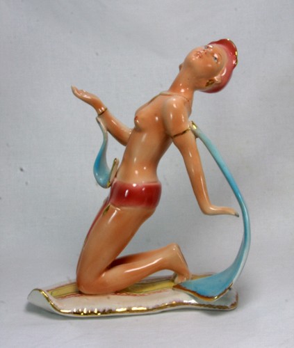 Antica statuina italiana lenci - italiana,