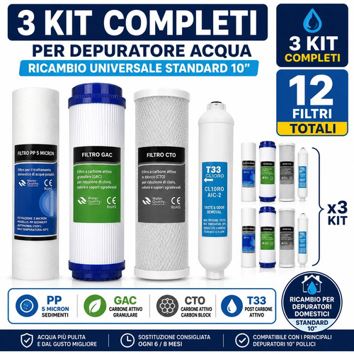 Kit filtri depuratore - filtri,