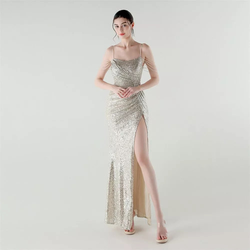 Abito elegante argento - elegante,