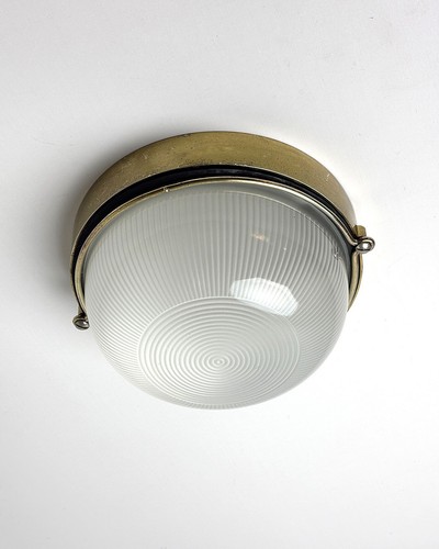 Plafoniera vintage ottone - plafoniera,