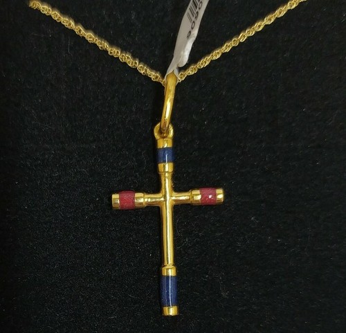 Pendente catena oro 18k - e,