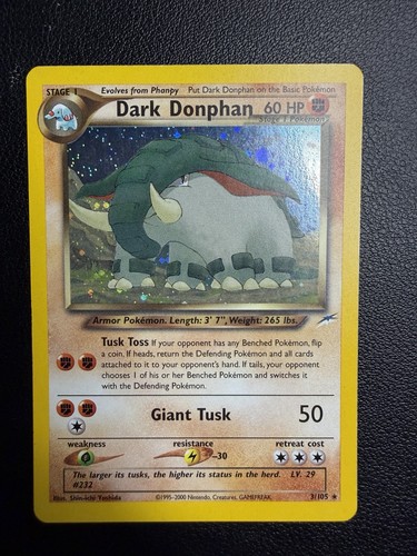 Dark donphan holo - donphan, 3/105