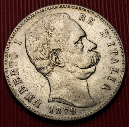 Lire 1879 regno italia - lire,