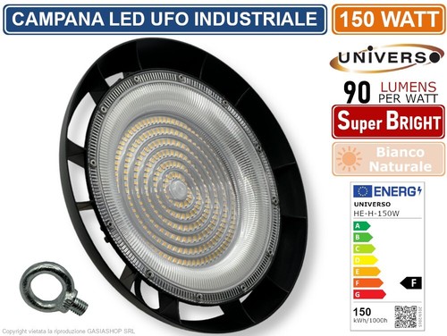 Campana led ufo lampada - led,