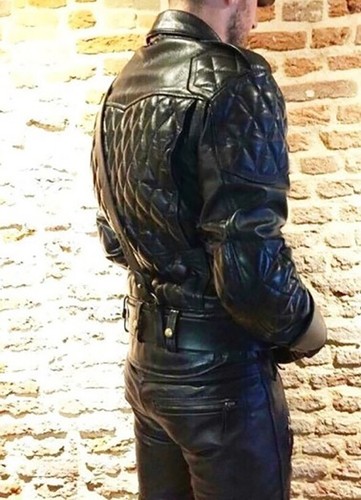 Giacca bikers uomo - vera, pelle